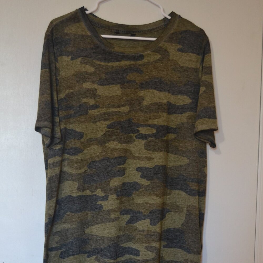 Camo T-Shirt Dress Size M